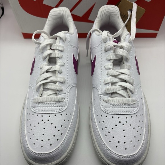 Nike Court Vision Low NN Women 9.5 Casual Shoes DH3158-500 Cactus Flower Pink - Picture 3 of 8